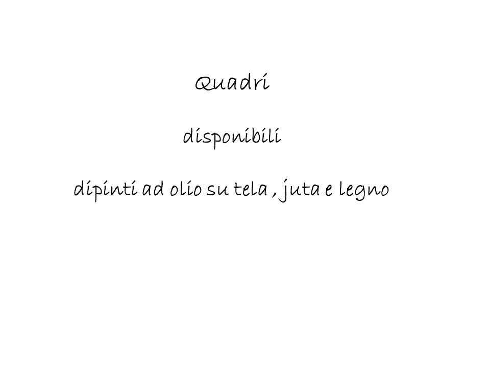 quadri disponibili